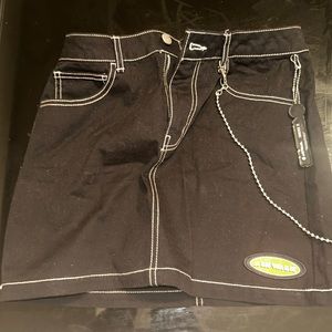 women’s black airwalk skirt (matches jacket) never been worn